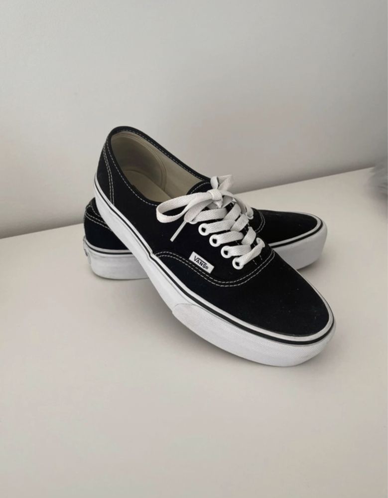 Vans UA Authenric Platform 2.0 - Sneakersy niskie - black, rozmiar 40