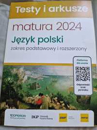 testy i arkusze maturą 2024 Język polski