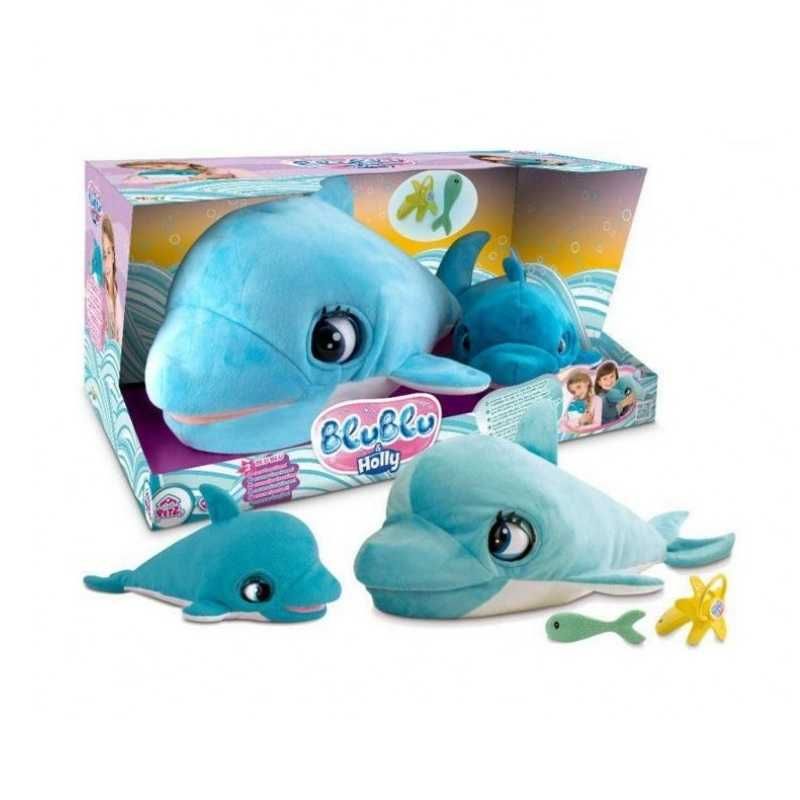 Интерактивные игрушки Дельфин Blu Blu и дельфинёнок Holly IMC