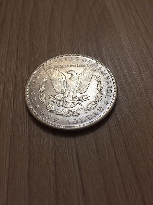Интересная монета 1$ один доллар двухсторонняя новая состояние unc