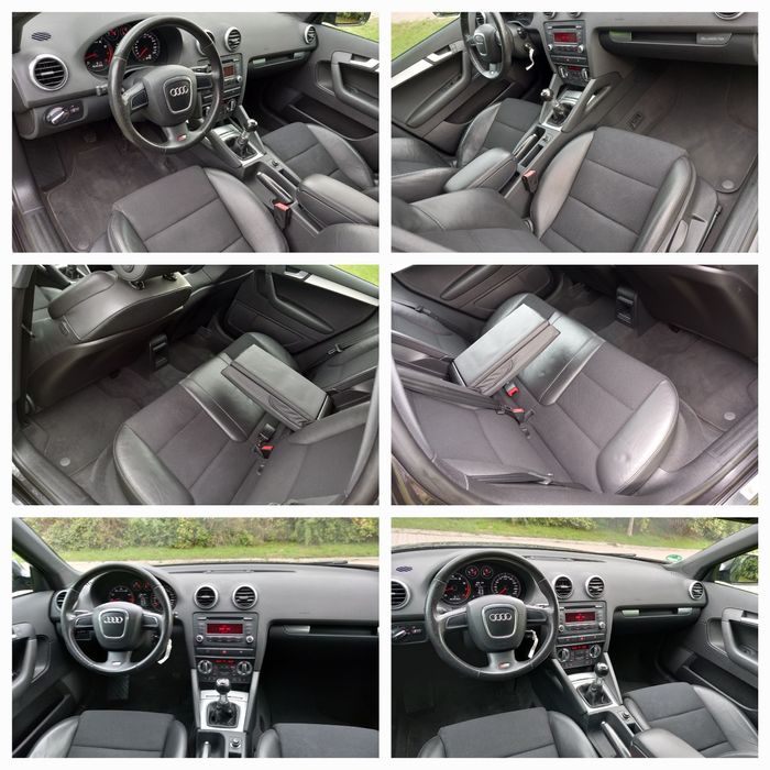 Audi A3 LIFT Quattro Sportback Orginał S-line 160ps 6b Klimatronik Alu