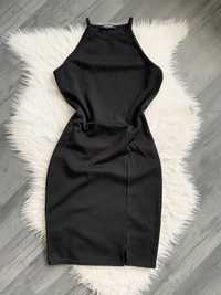 Czarna dopasowana sukienka XS