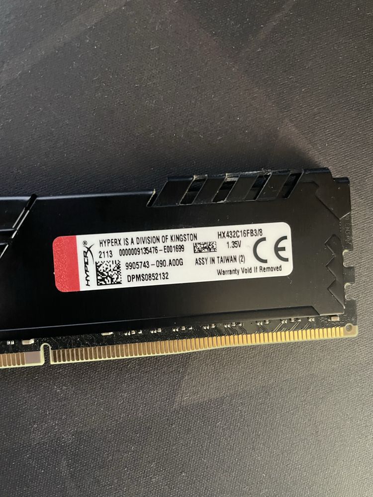 Pamiec RAM Hyperx DDR4 8gb 3200mHz CL16 XMP