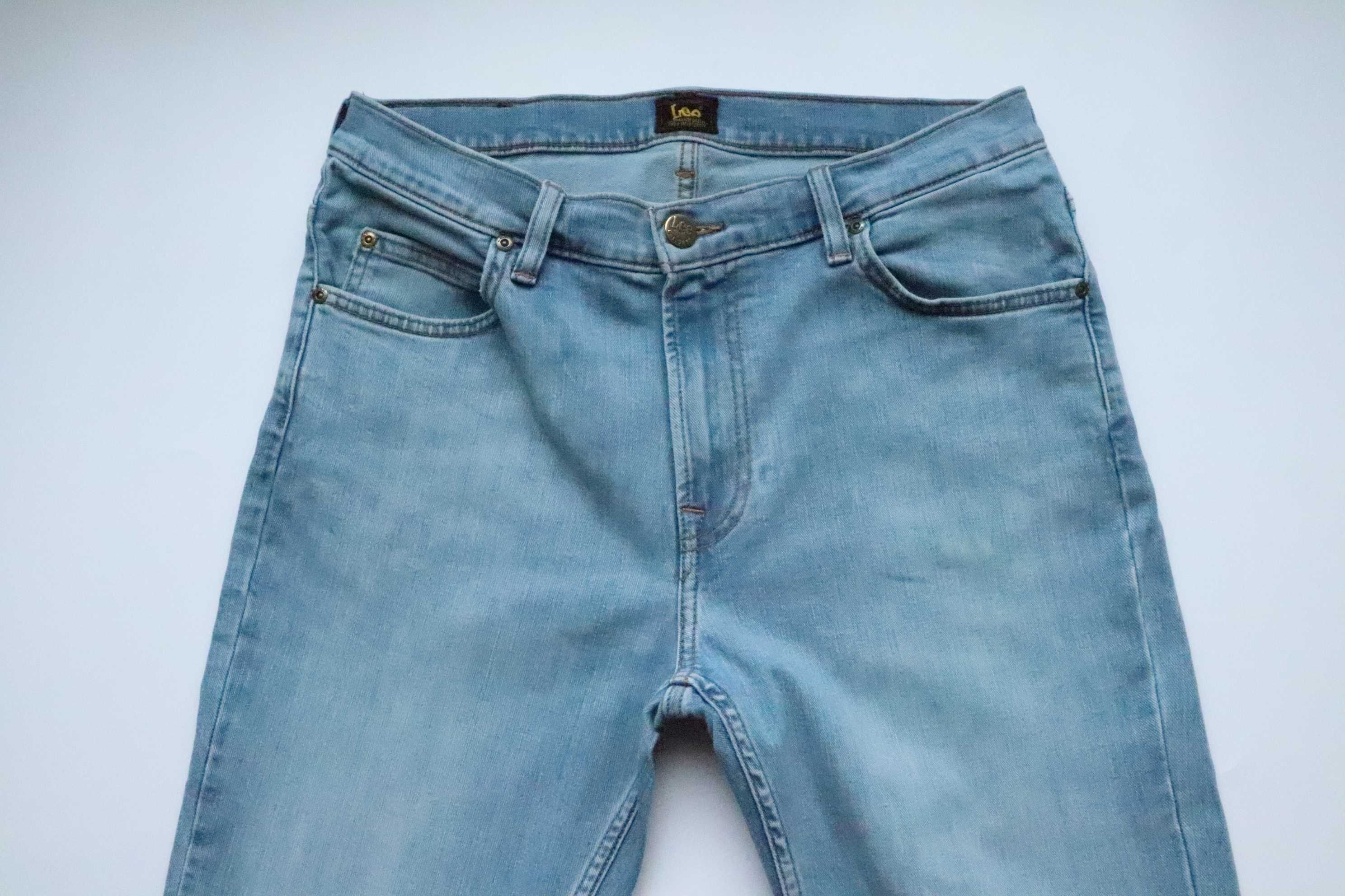 LEE RIDER W32 L34 męskie spodnie jeansy slim fit jak nowe