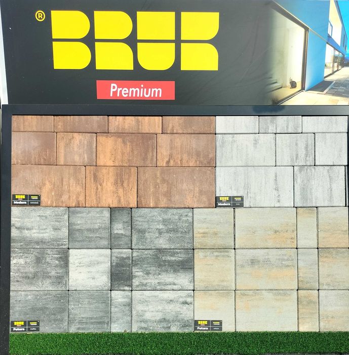 Płyty tarasowe betonowe ENTRADA antracyt 8x60x90 BRUK