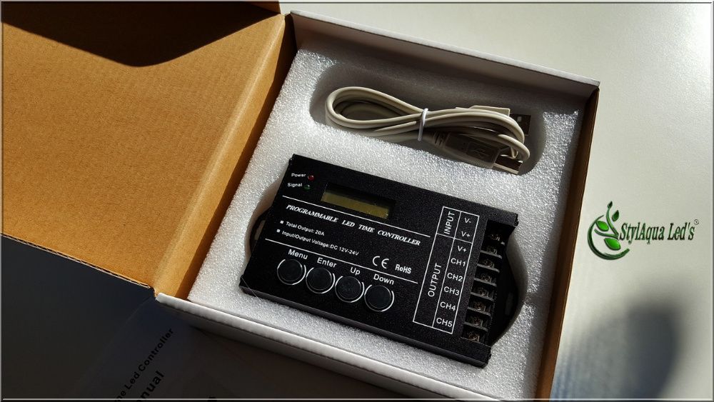 Akwarium-TC420-Sterownik-Świt-Zmierzch-Led