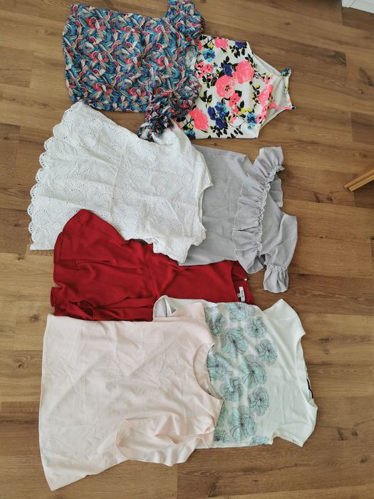 Paka 40, perełki, wyprzedaż szafy, markowe. Zara, naketano, tom tailor