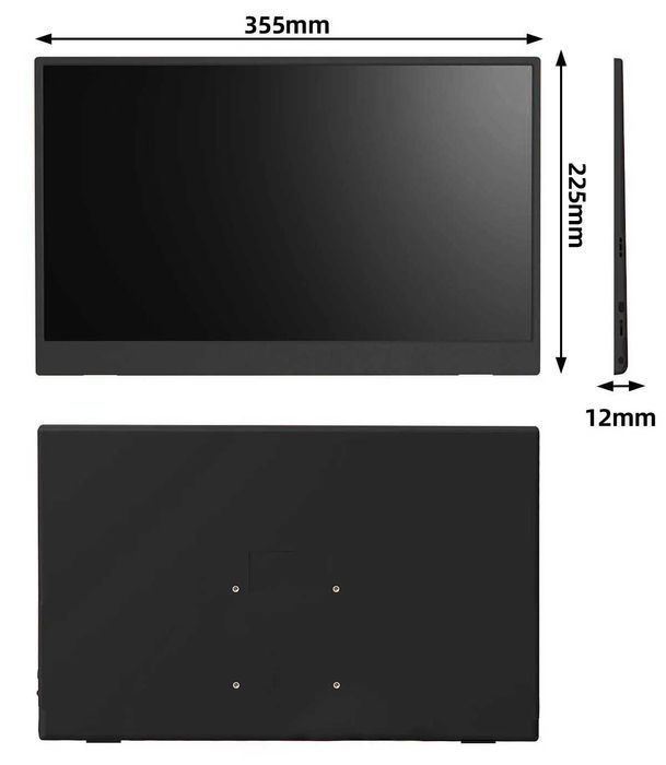 Портативний монітор ZSUS 15,6" (Full-HD, IPS, 60 Hz)