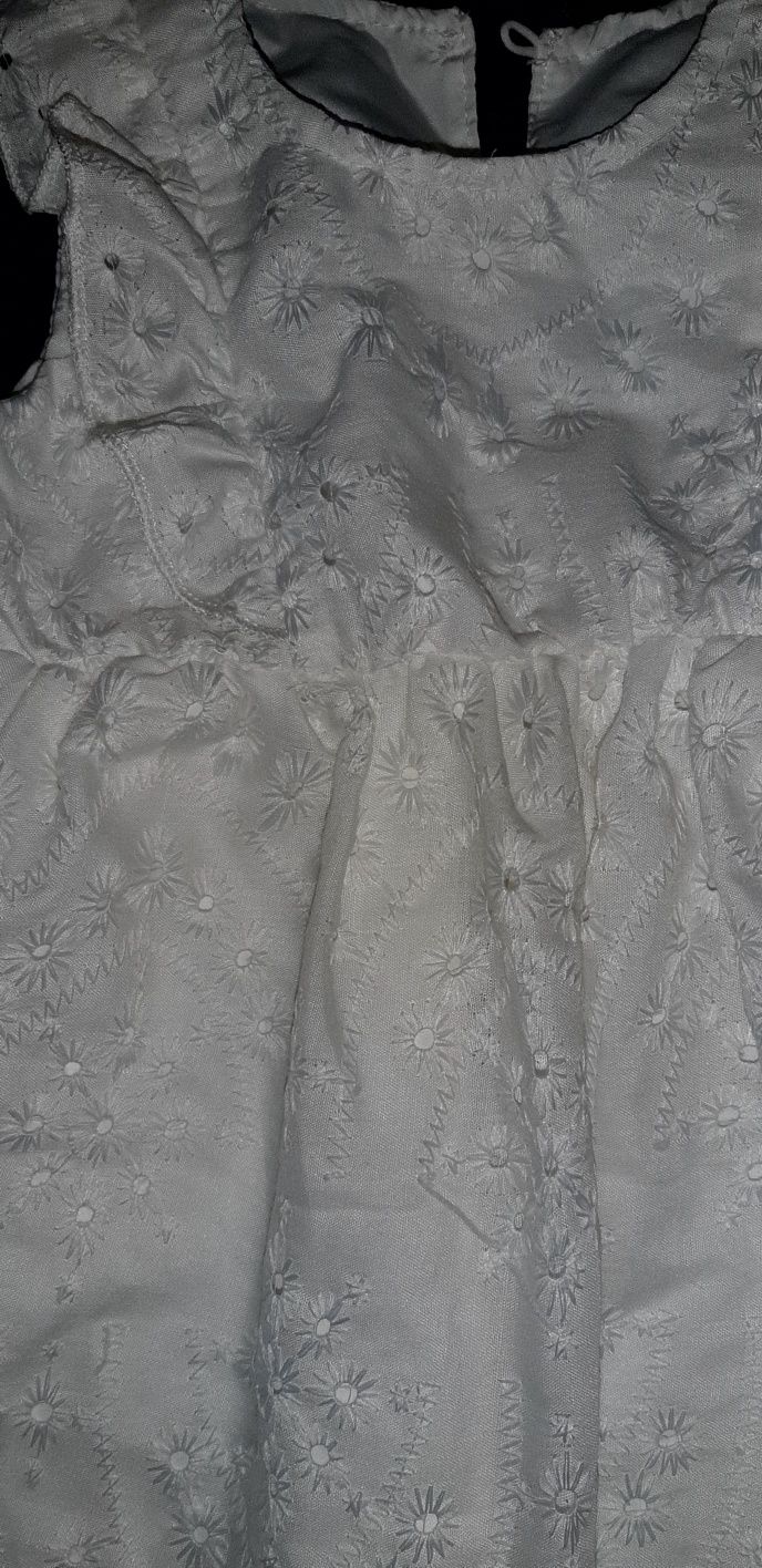 sukienka do chrztu x2 roz 74, chrzest, buty, komplet zestaw