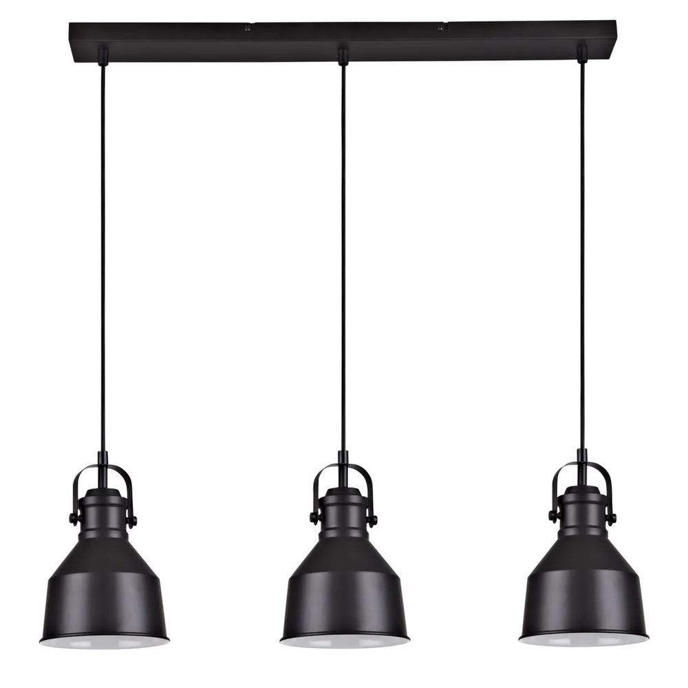 Lampa czarna matowa loft