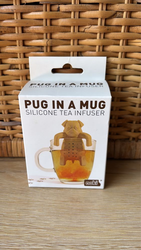 Zaparzacz do herbaty mops pug in mug