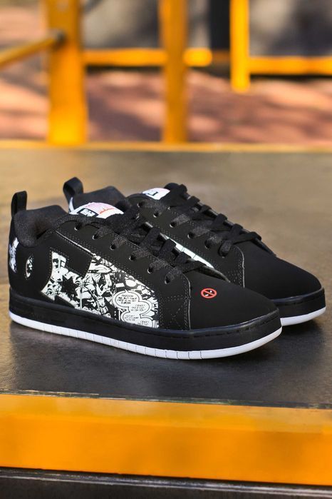 !SALE! DC Shoes Court Graffik Marvel Black/White 40 41 42 43 44 45 дс