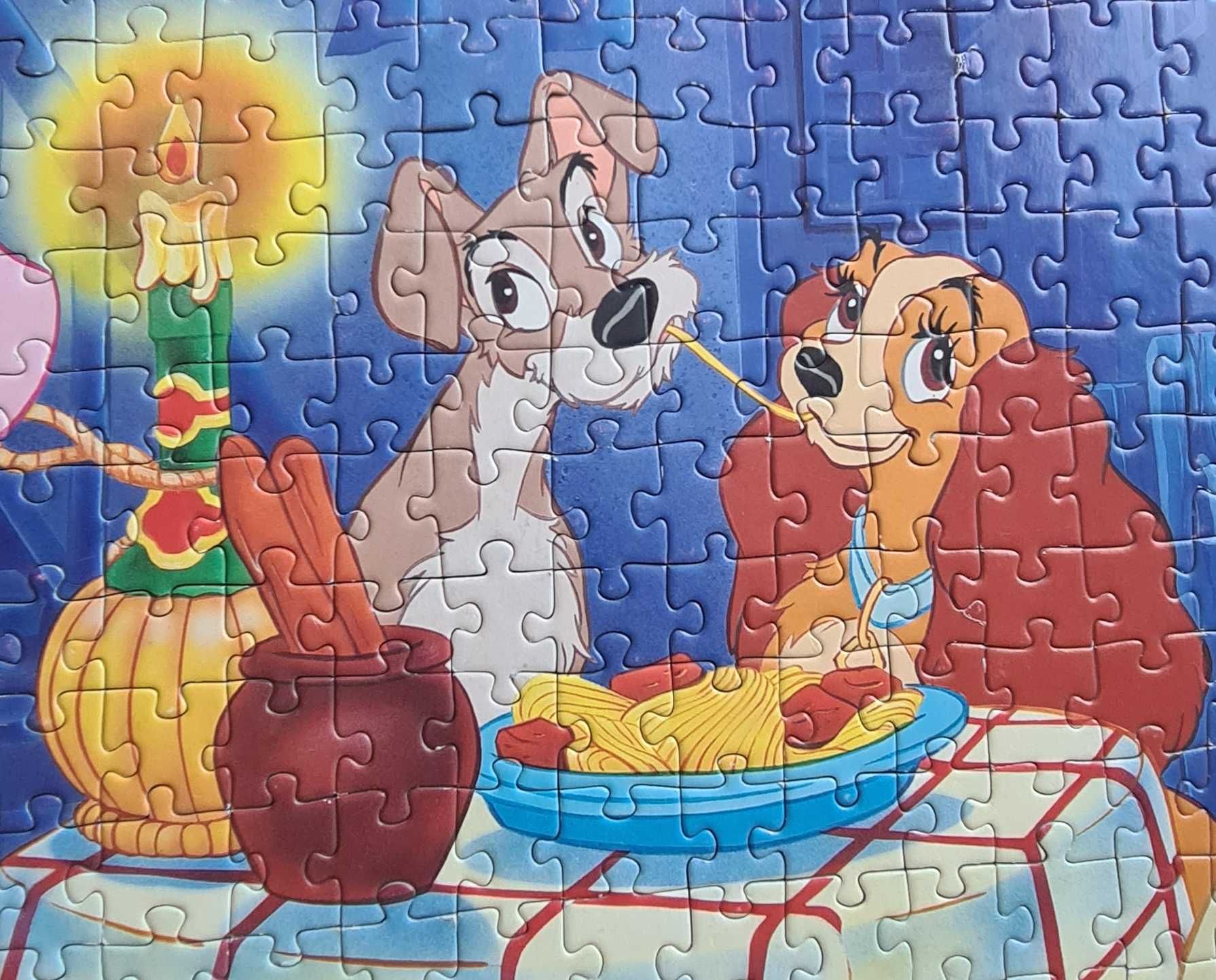 Puzzle Zakochany Kundel Trefl stary 600 Disney