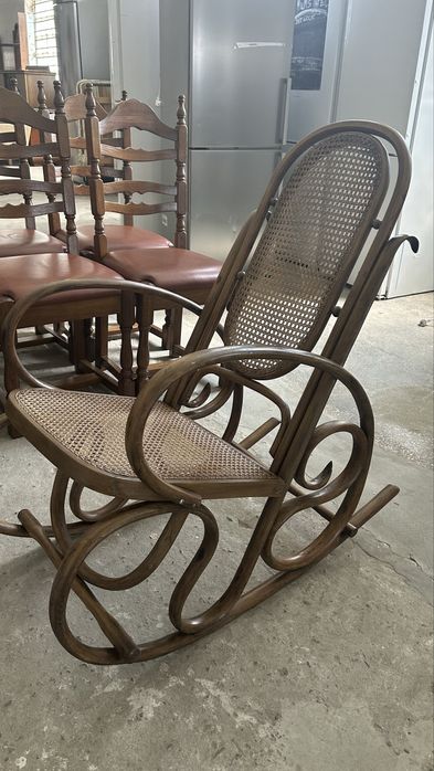 Крісло гойдалка дерев'яна, антиквар