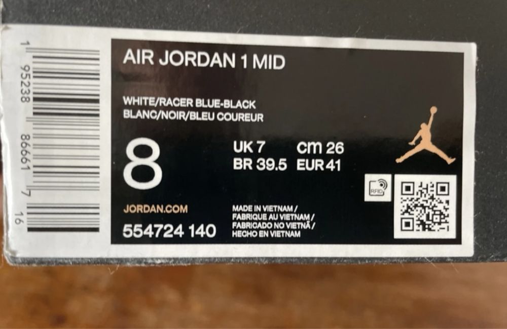 AIR JORDAN 1 mid Racer