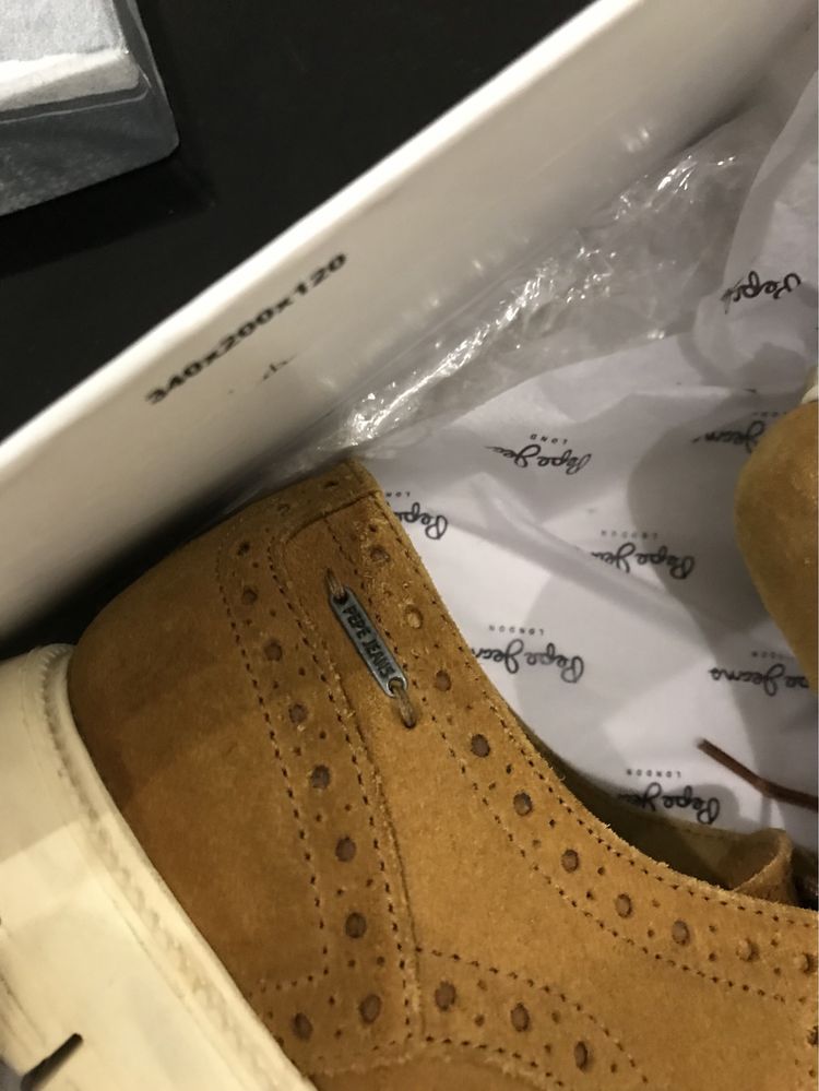 Sapatos camurça Pepe Jeans London (meia estacao e verão)