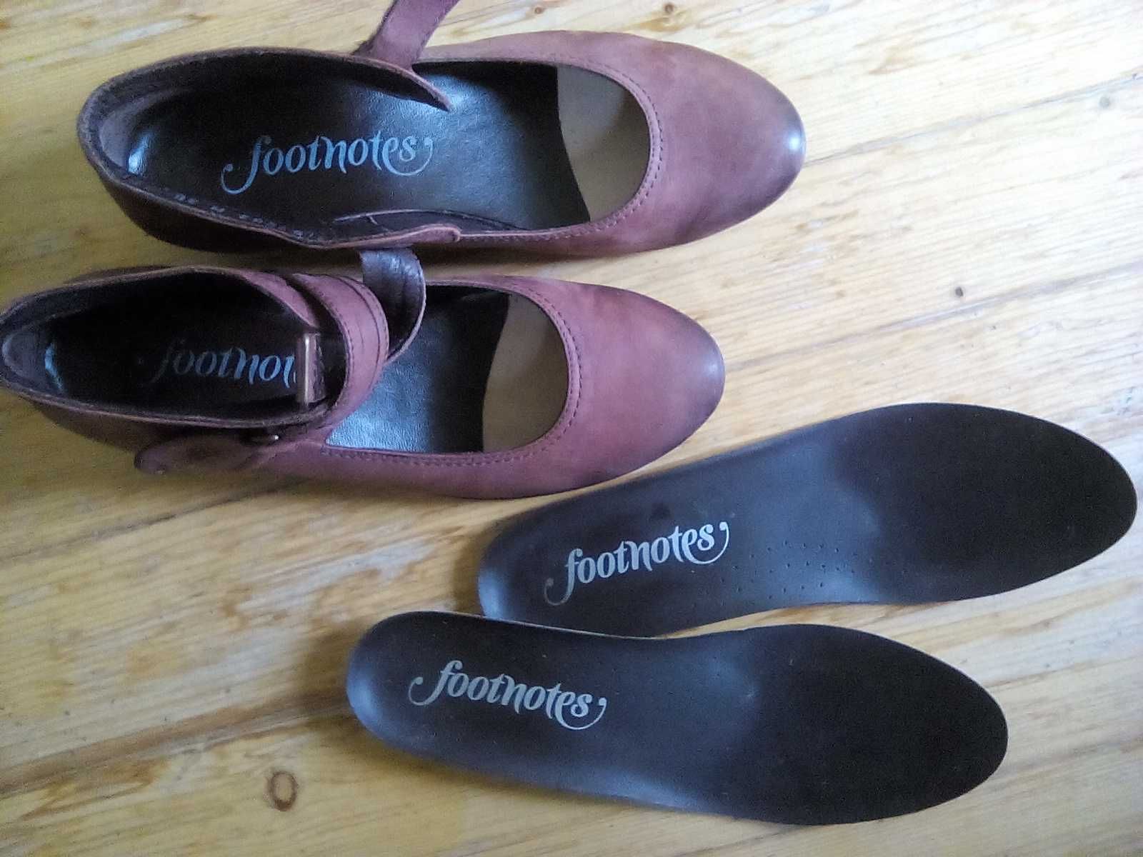 Туфли-полуботинки женские американского бренда Footnotes