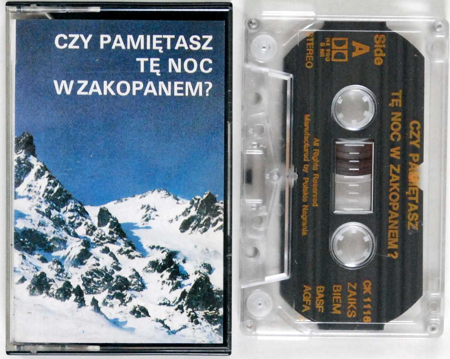 Czy Pamiętasz Tę Noc W Zakopanem? (kaseta) BDB