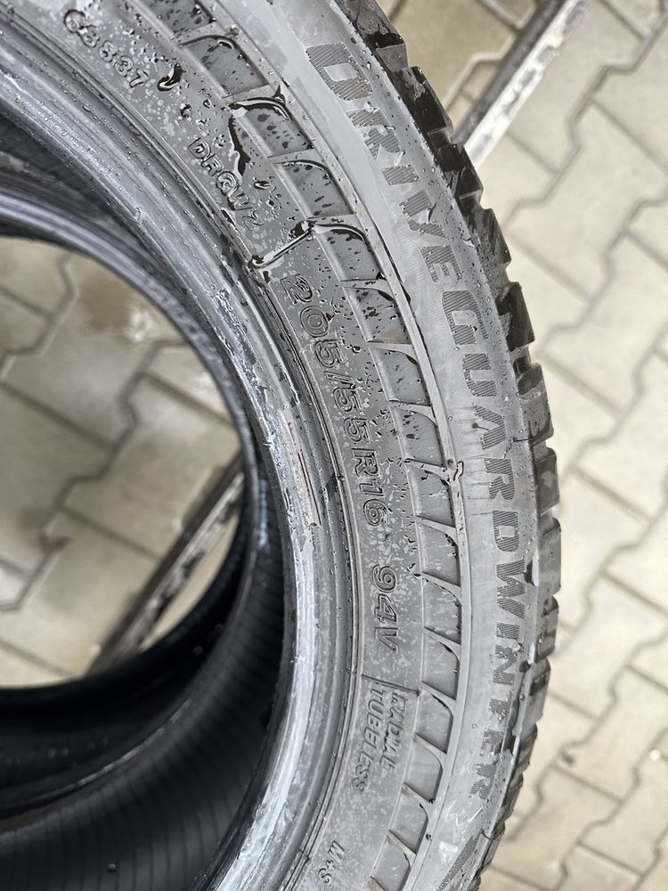 205/55r16 bridgestone zima run on flat