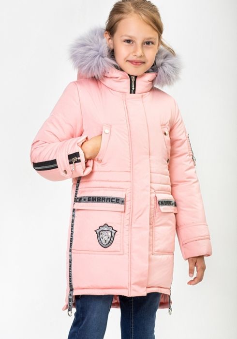 Зимова куртка для дівчинки 122-152р.