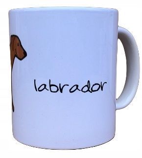 Kubek Z Nadrukiem Rasy Psów Labrador + pudełko