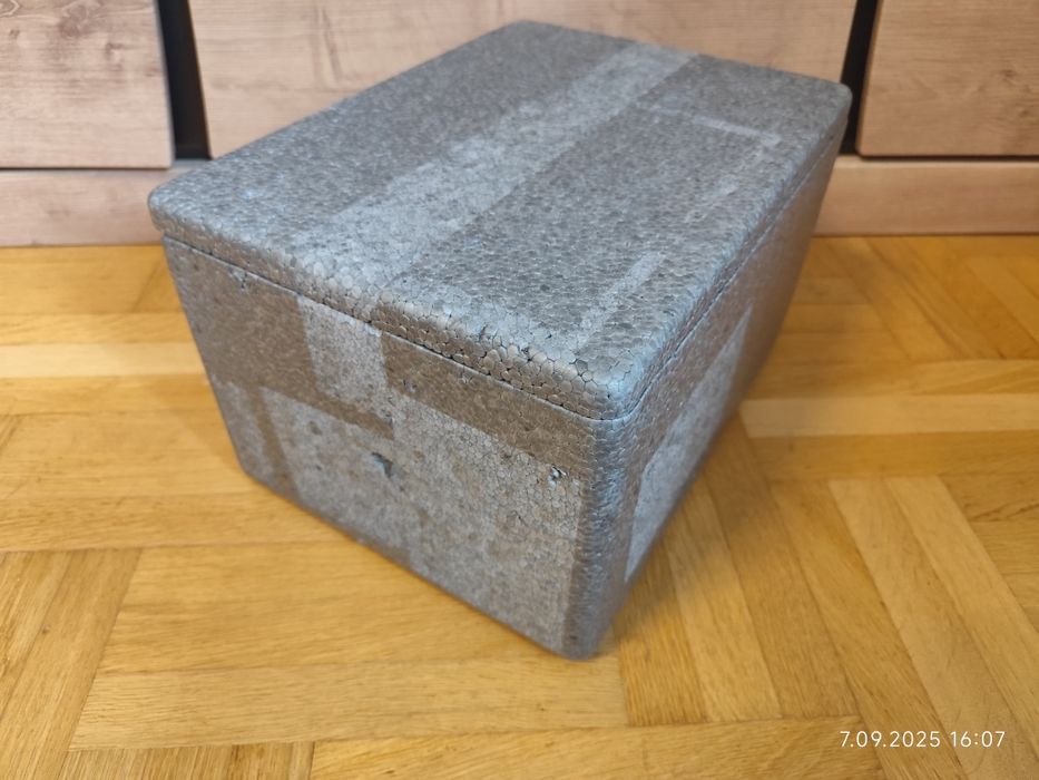 2 szt. Styrobox pojemnik styropianowy izotermiczny 37x28x20cm