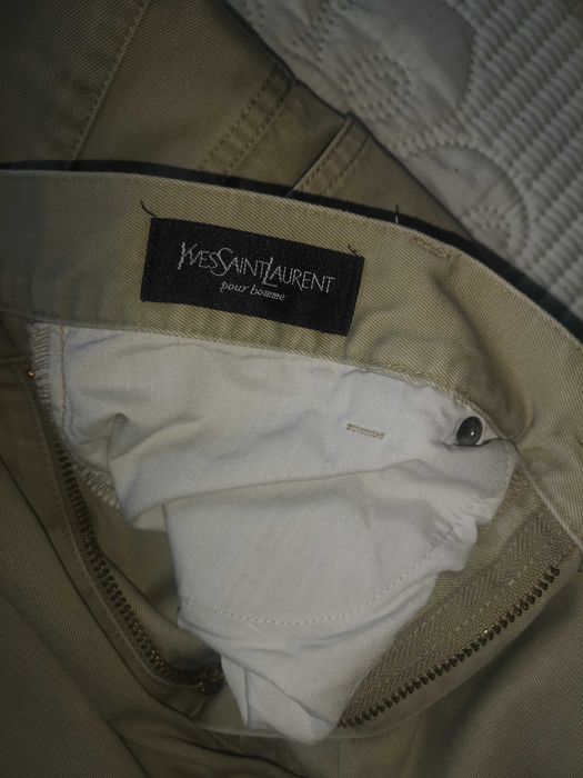 Yves Saint Laurent (YSL) spodnie męskie