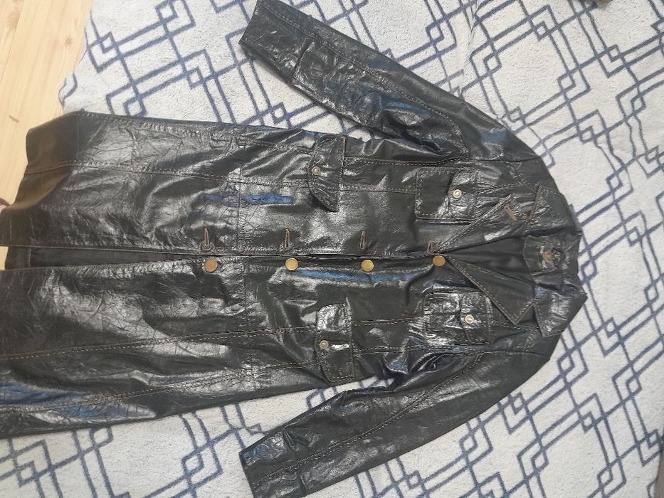 Плащь    кожаный