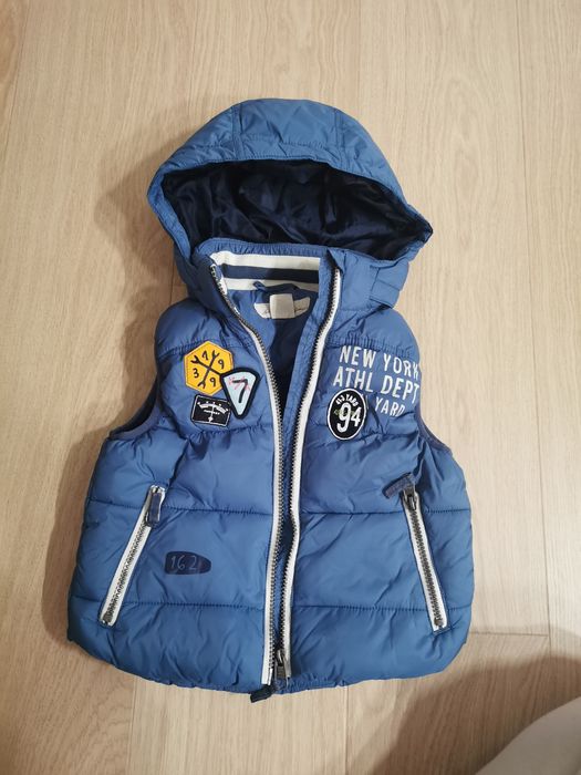 H&M kamizelka 98/104 bezrękawnik jak nowy