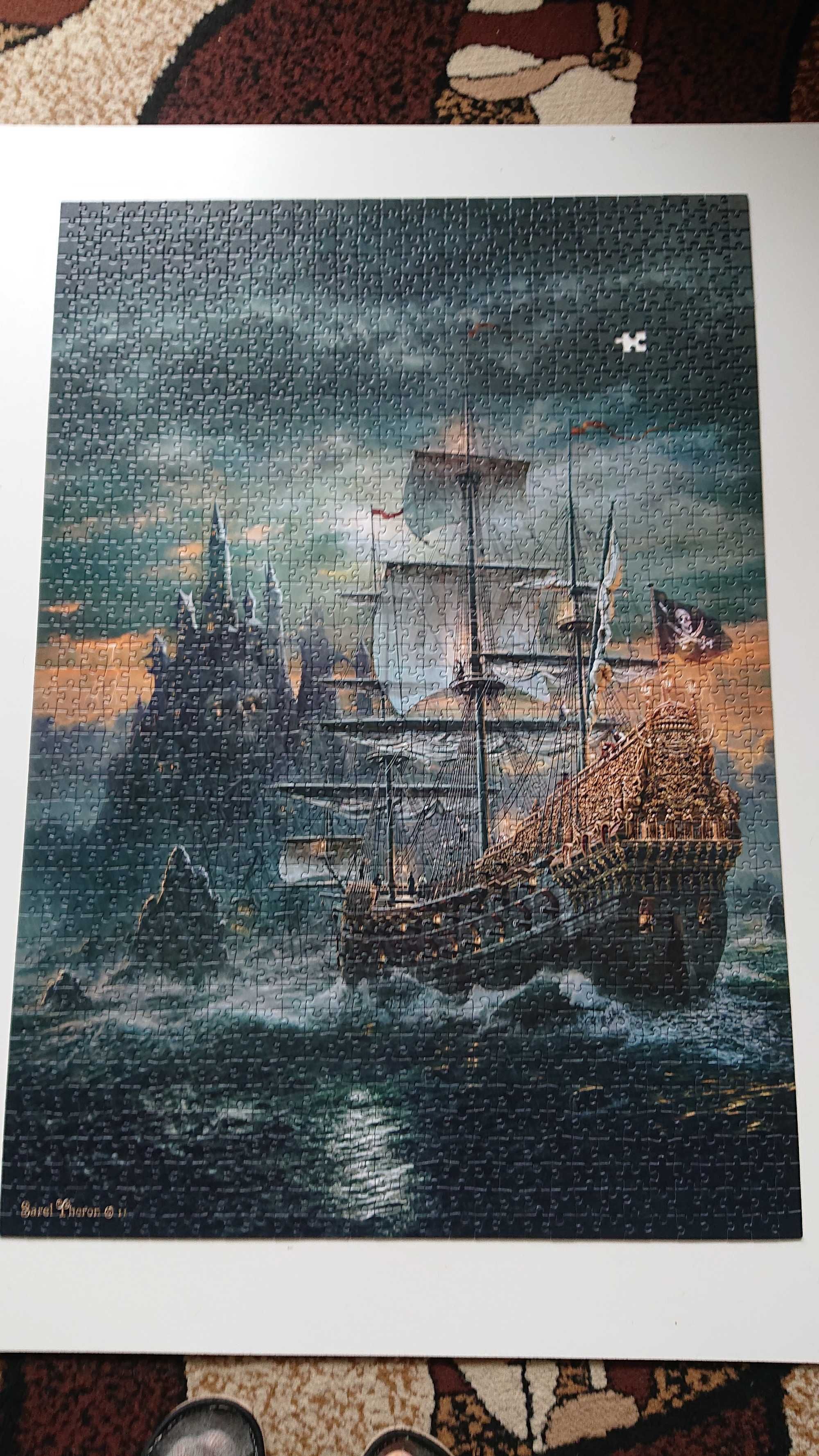 Puzzle "Statek Piracki" 1499/1500 Elementów