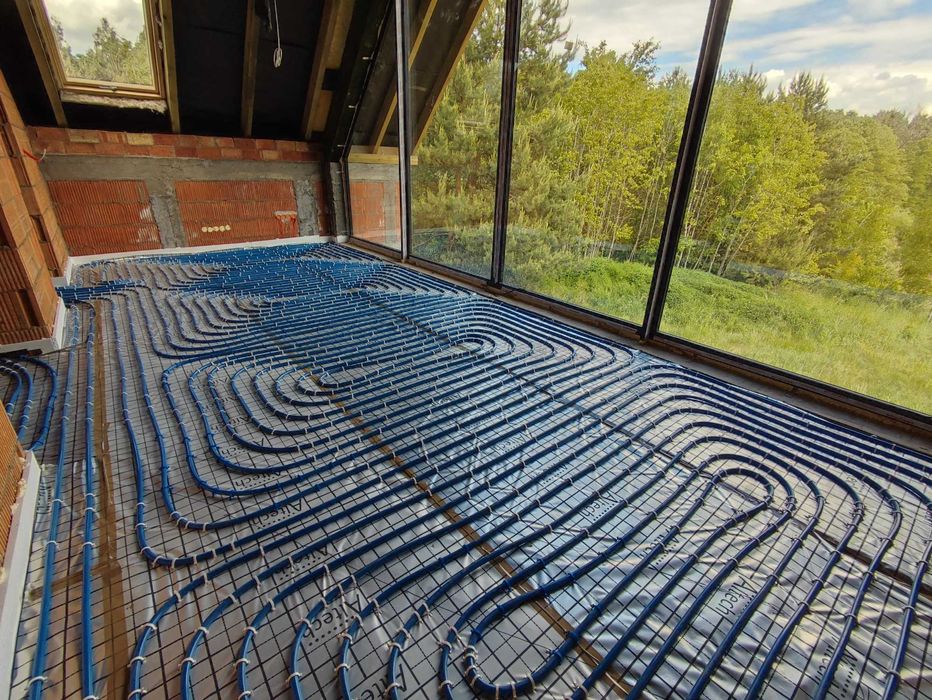 Posadzki Ogrzewanie podłogowe cwu wod kan rekuperacja, Klimatyzacja