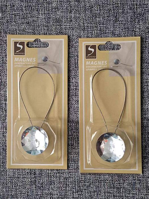 Magnes dekoracyjny, upinacz do firan,  zasłon