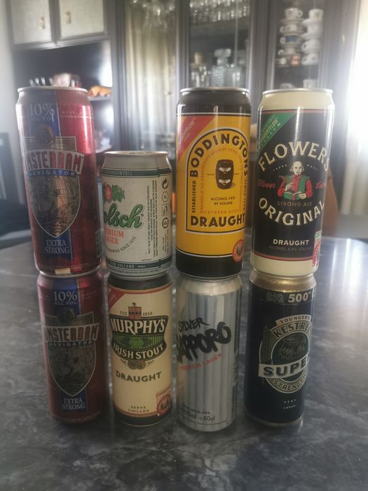 Latas de cerveja Coleção
