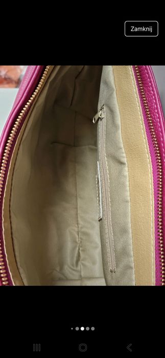 Torebka EGO skóra naturalna Prezent na święta  -Sowa idealna do jesien