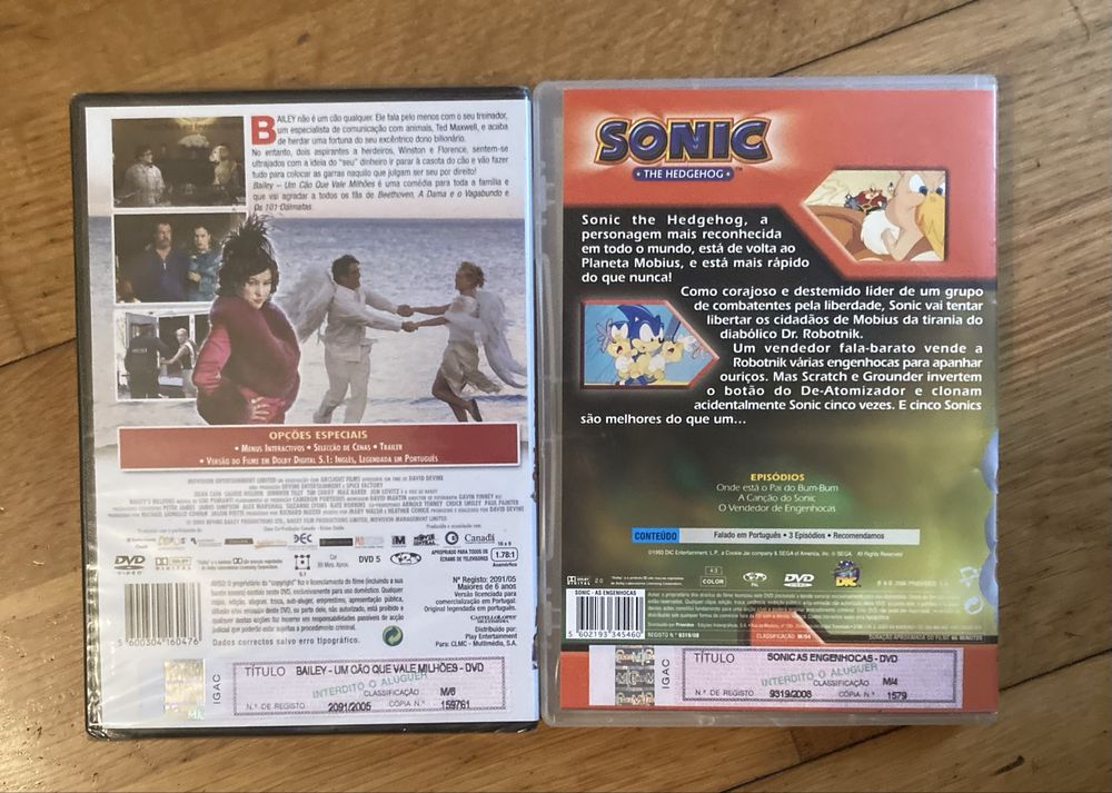 Sonic e bailey o cao