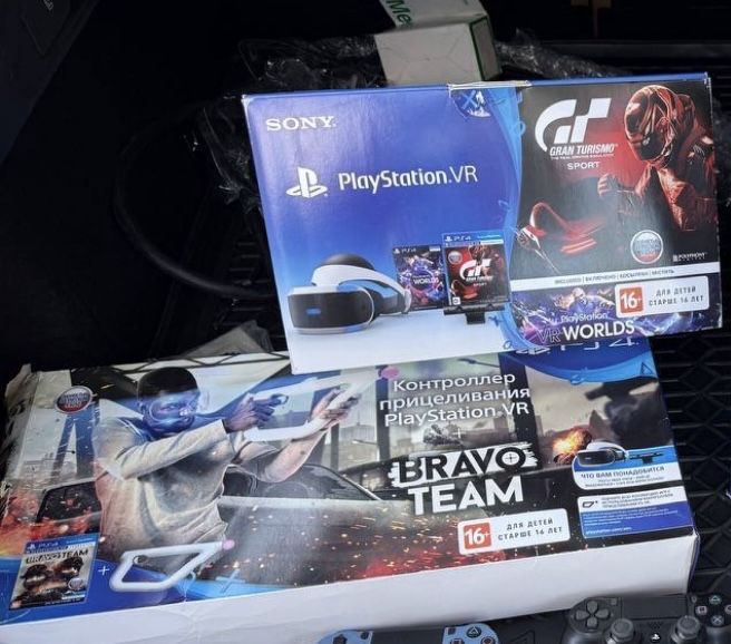 vr очки / контроллер прицеливания / ps move