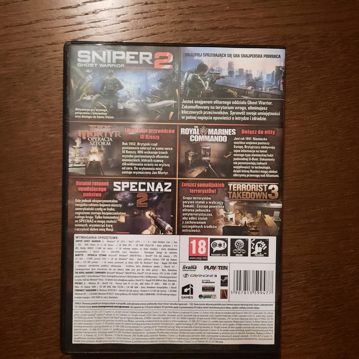 Sniper 2 gra PC bez zarysowania