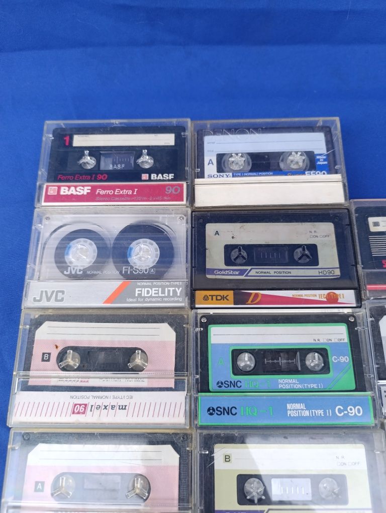 Различные старые Аудиокассеты времён СССР Sony TDK SKC maxel SNC Range