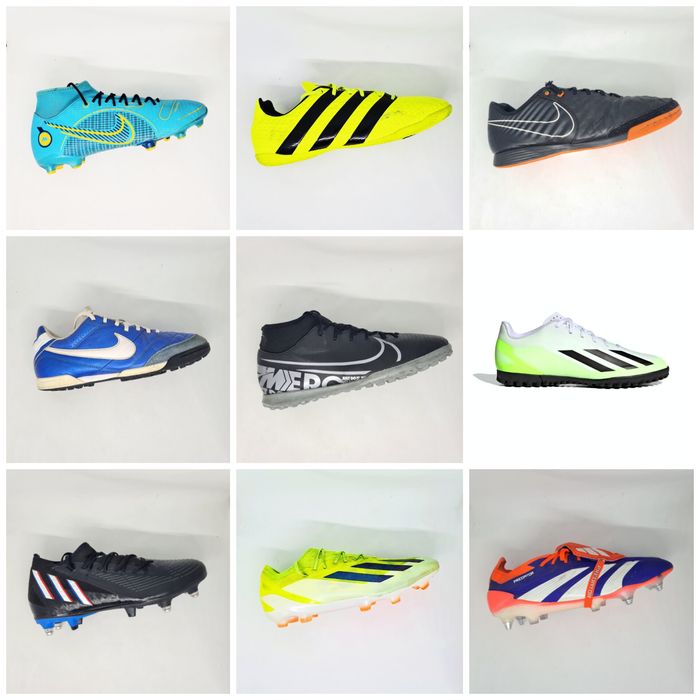 Футбольне взуття бутси футзалки сороконожки Nike Adidas Puma