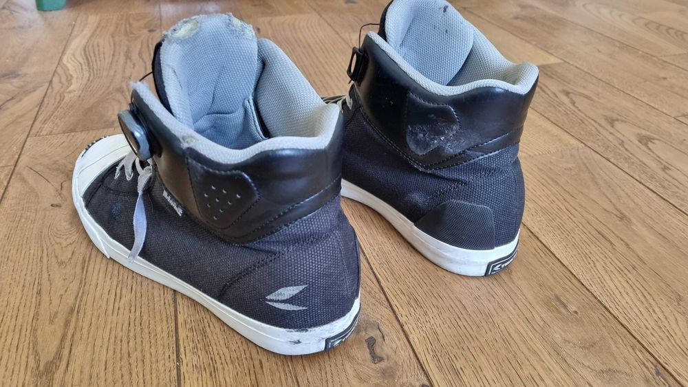 Мотоботи літні RS Taichi DM-Fit Hoop Black White 43 моточеревики