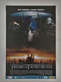Plakat filmowy oryginalny - Transformers