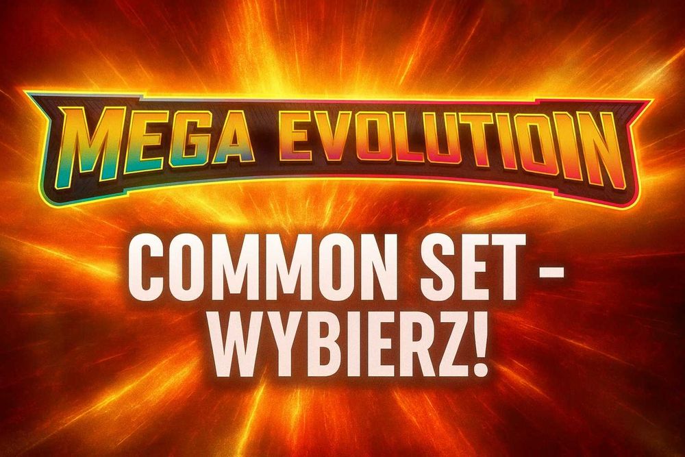 Karty Pokémon TCG (single) – 10× Common – dodatek Mega Ewolucje