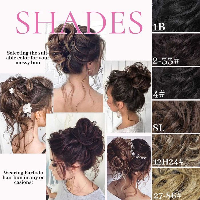 5x Treska do włosów kok doczepka do włosów naturalne blond 20cm 55g