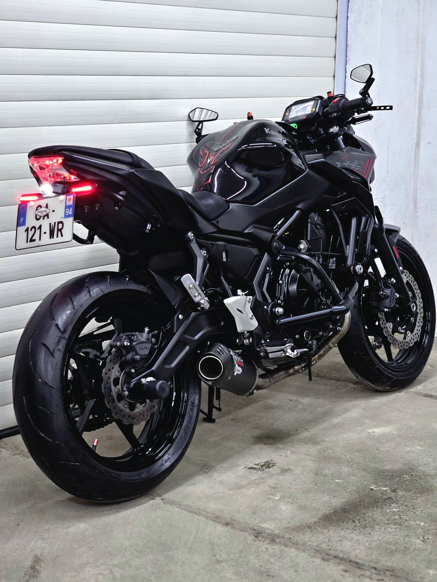 Kawasaki Z650 Black edition 2021 rok  35KW A2 Wydech MiVV dodatki