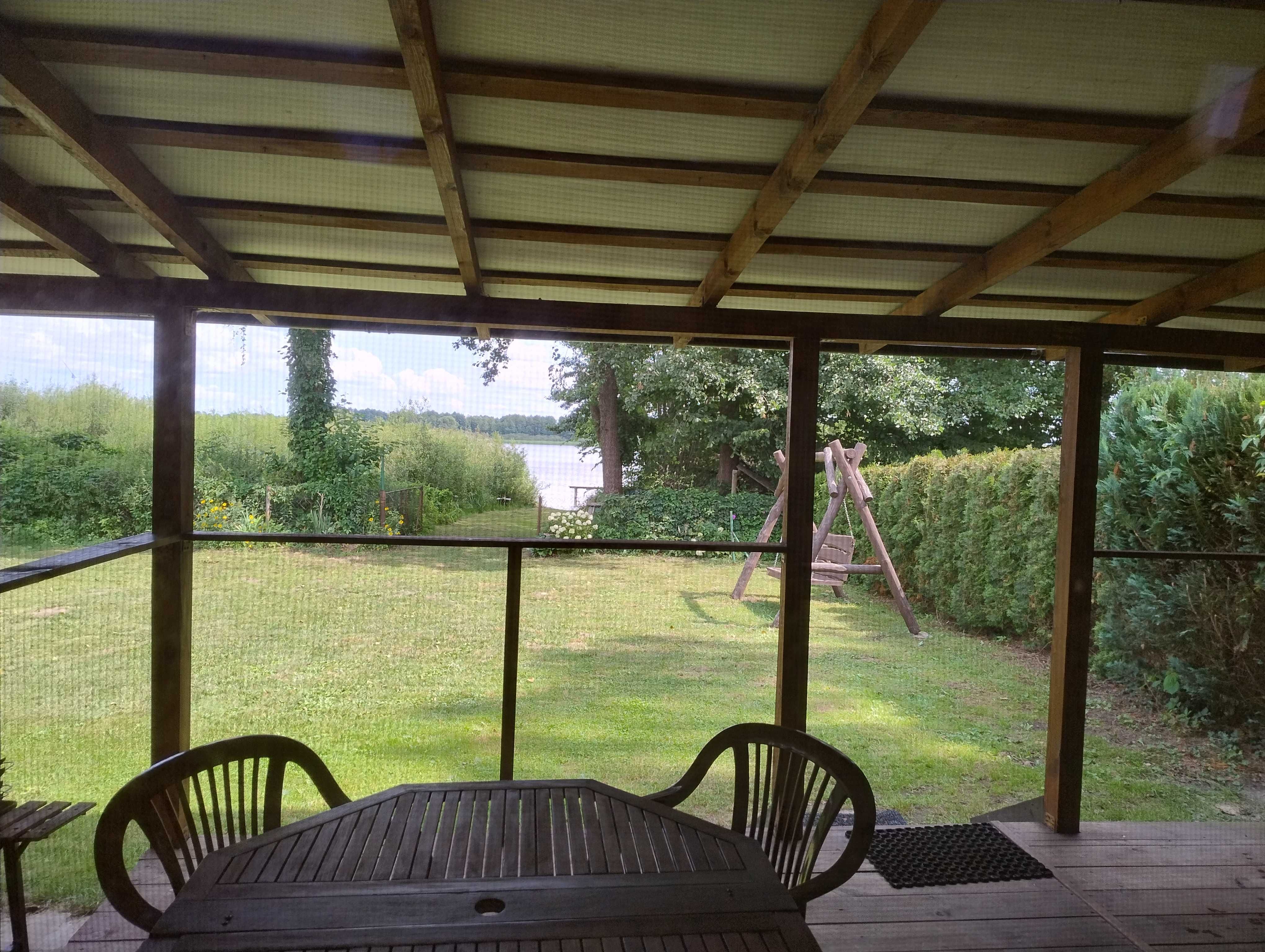 Domek nad jeziorem- Mazury- Linia Brzegowa, Prywatny Pomost