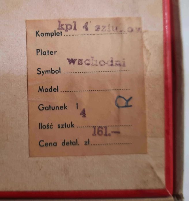 HEFRA Oryginalne Pudełko do Sztućców Wzór Wschodni