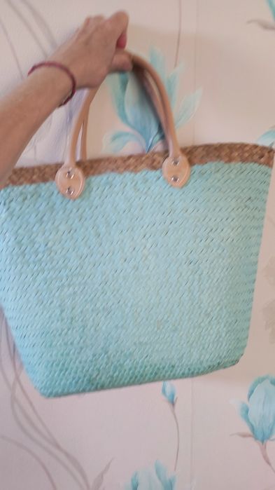 Сумка з рафії літня