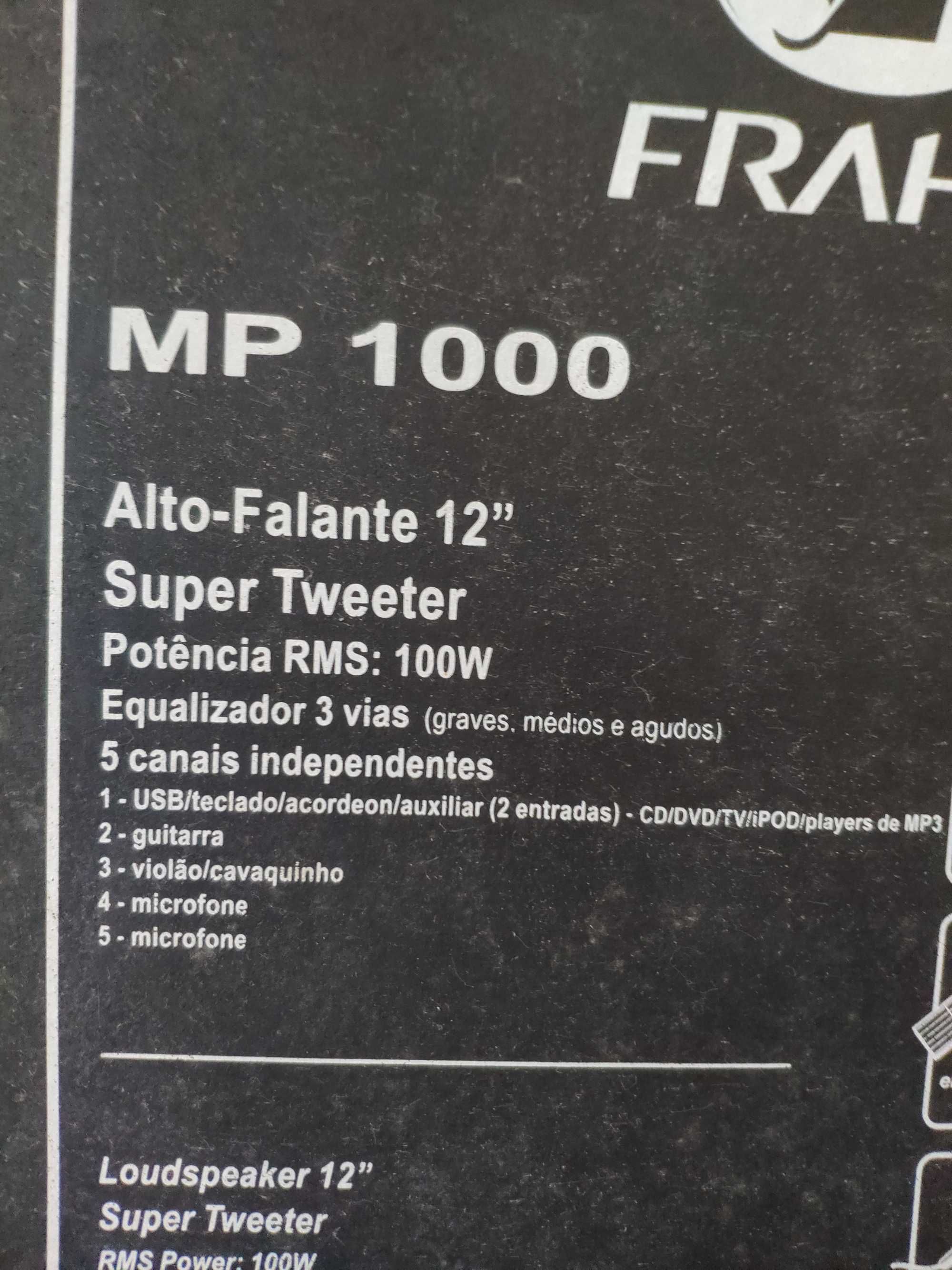 Caixa de Som Amplificada 1000W