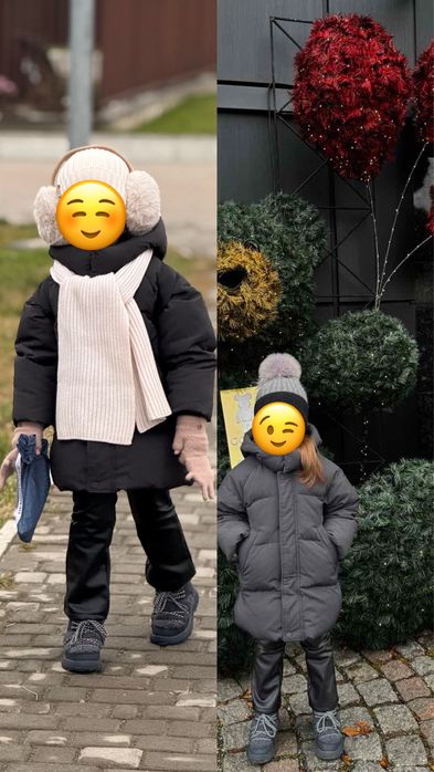 Пуховик zara 116 см