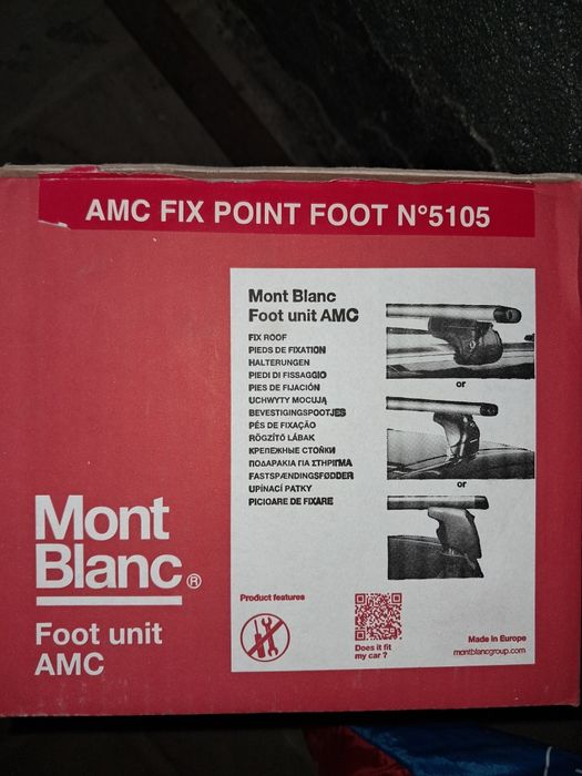Bagażnik belki dachowe aluminiowe mont blanc N5105